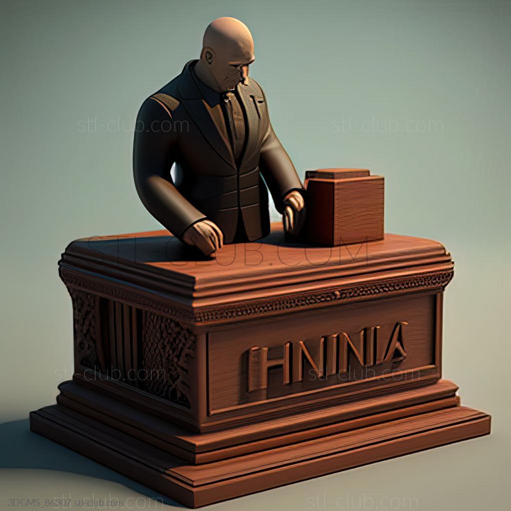 Игра Hitman Go Definitive Edition, Игры 3D модель для ЧПУ: STL / MAX (obj)